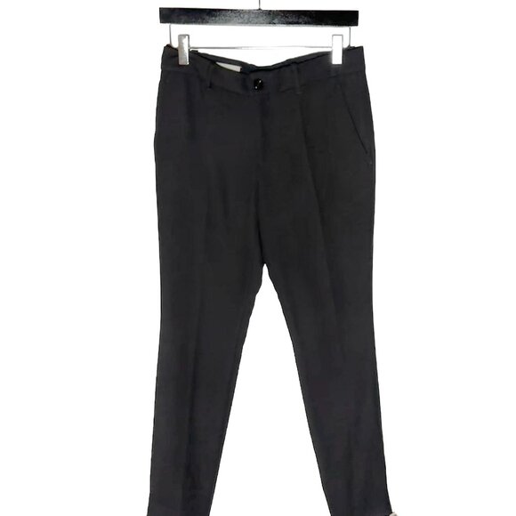 Gucci 2016 Black Trousers With Ruffle Accent - Picture 1 of 8